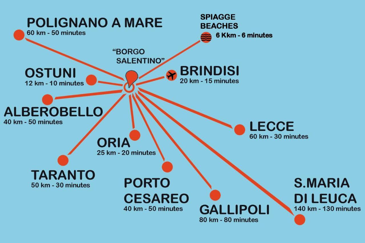 Отель Borgo Salentino Сан-Вито-деи- Норманни Экстерьер фото